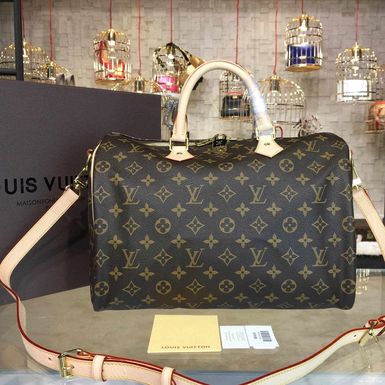Aaa replica ru LOUIS 35 SPEEDY BANDOULIERE VUITTON 0816